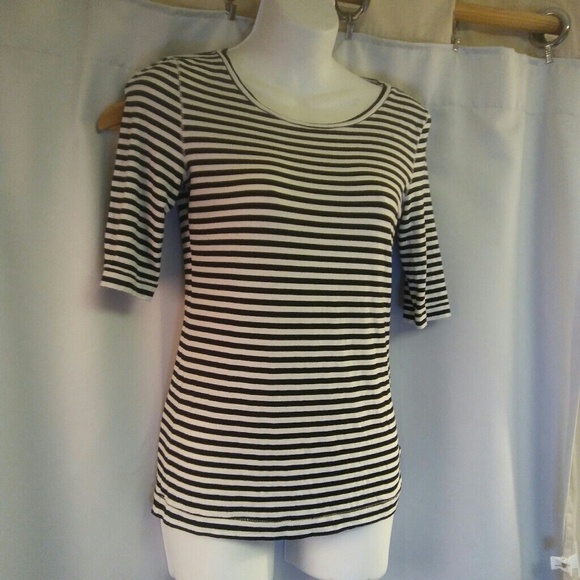 Free People Short Sleeve Knit Sailor Top, S - Picture 2 of 5